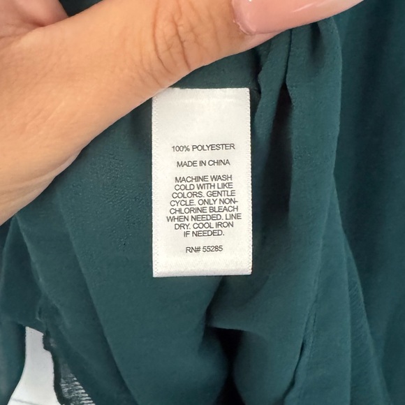 Express Deep Green Blouse, Women’s XS - Picture 7 of 7